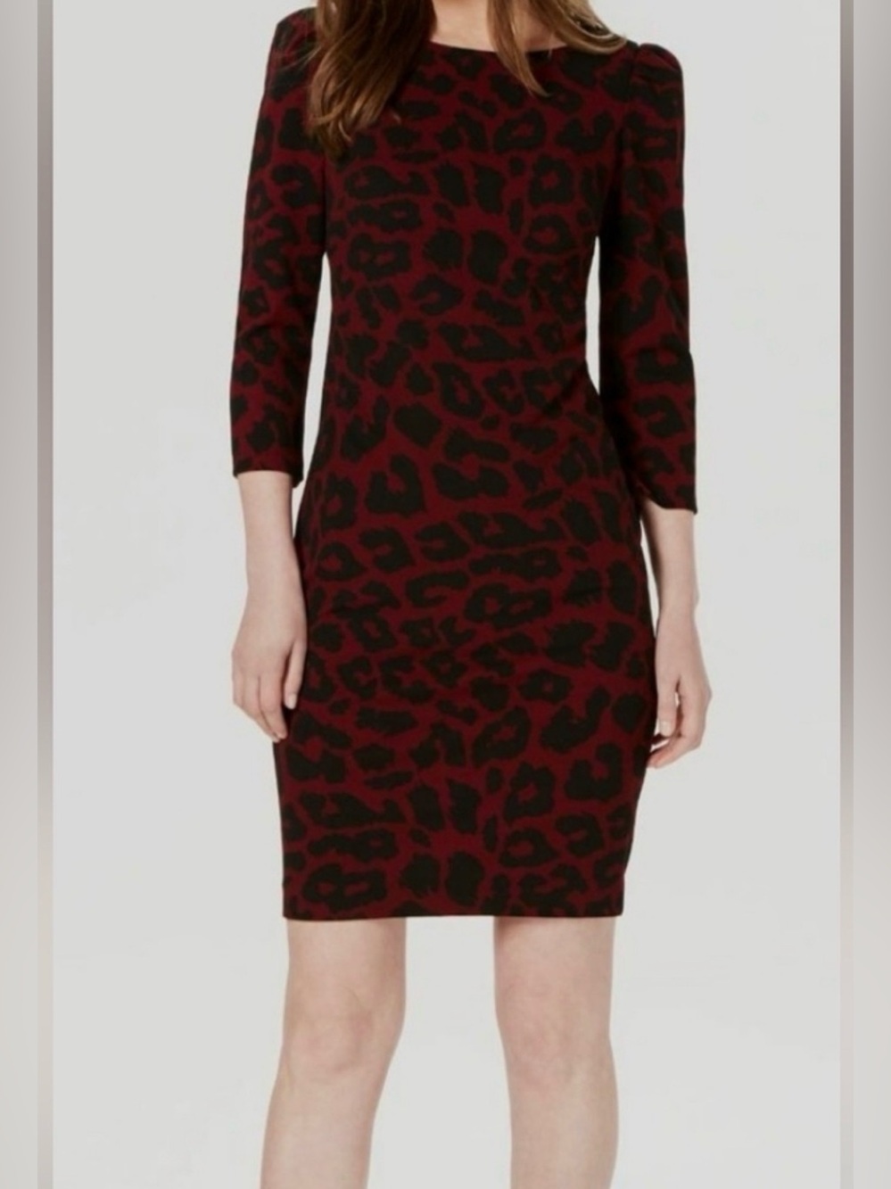Calvin Klein Animal Print
Sheath Dress Women’s Size 10 Career Office Wear